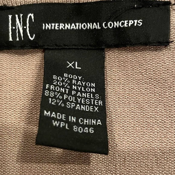 NWOT VTG Taupe Faux Suede Fringe Sweater Jacket Boho Western Rodeo XL - Picture 4 of 10